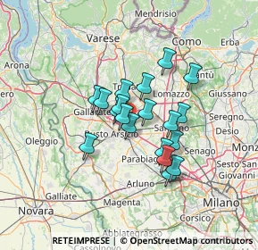 Mappa 21050 Marnate VA, Italia (9.67053)