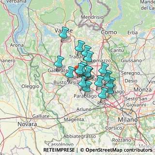 Mappa 21050 Marnate VA, Italia (8.80222)