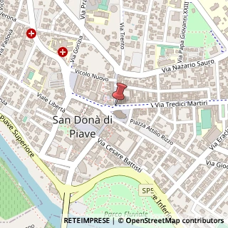 Mappa Via John Fitzgerald Kennedy, 4, 30027 San Donà di Piave, Venezia (Veneto)