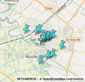 Mappa Via del Campanile, 30027 San Donà di Piave VE, Italia (0.87875)