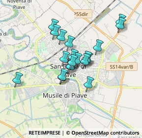 Mappa Via del Campanile, 30027 San Donà di Piave VE, Italia (1.2525)