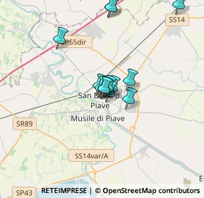 Mappa Via del Campanile, 30027 San Donà di Piave VE, Italia (2.43615)