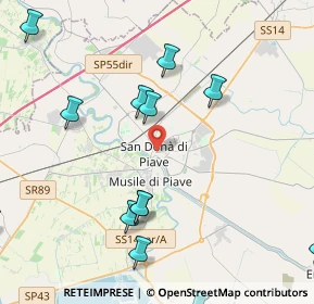 Mappa Via del Campanile, 30027 San Donà di Piave VE, Italia (5.30385)