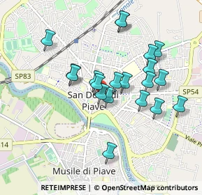 Mappa Via del Campanile, 30027 San Donà di Piave VE, Italia (0.8165)