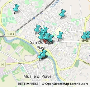 Mappa Via del Campanile, 30027 San Donà di Piave VE, Italia (0.69167)