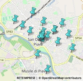 Mappa Via del Campanile, 30027 San Donà di Piave VE, Italia (0.7065)