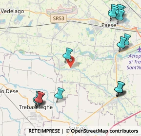 Mappa Treviso - Ostiglia Ciclabile, 31050 Morgano TV, Italia (5.80278)