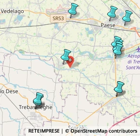 Mappa Treviso - Ostiglia Ciclabile, 31050 Morgano TV, Italia (5.45769)