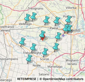 Mappa Treviso - Ostiglia Ciclabile, 31050 Morgano TV, Italia (7.14643)