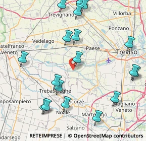 Mappa Treviso - Ostiglia Ciclabile, 31050 Morgano TV, Italia (10.1185)