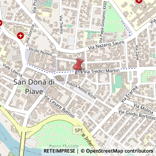 Mappa Via XIII Martiri, 20, 30027 San Donà di Piave, Venezia (Veneto)