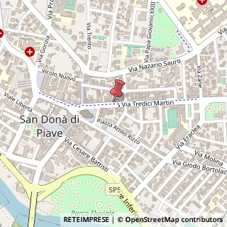 Mappa Via XIII Martiri, 27, 30027 San Donà di Piave, Venezia (Veneto)