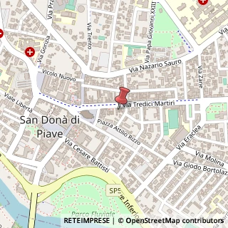 Mappa Via XIII Martiri, 30, 30027 San Donà di Piave, Venezia (Veneto)