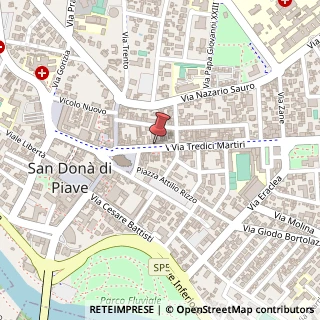 Mappa Via XIII Martiri, 17, 30027 San Donà di Piave, Venezia (Veneto)