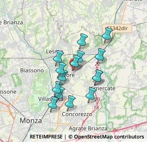 Mappa Via F. Gilera, 20862 Arcore MB, Italia (2.77267)