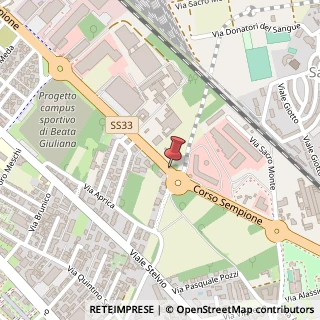 Mappa Via Savona,  21, 21052 Busto Arsizio, Varese (Lombardia)