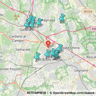 Mappa Via Sacro Monte, 21052 Busto Arsizio VA, Italia (3.59167)