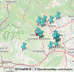 Mappa Via Nanti, 36073 Cornedo Vicentino VI, Italia (12.17067)