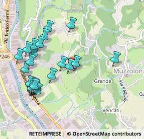 Mappa Via Nanti, 36073 Cornedo Vicentino VI, Italia (0.56429)