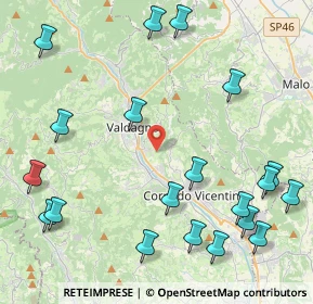 Mappa Via Nanti, 36073 Cornedo Vicentino VI, Italia (5.471)