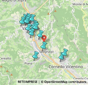 Mappa Via Nanti, 36073 Cornedo Vicentino VI, Italia (1.77333)