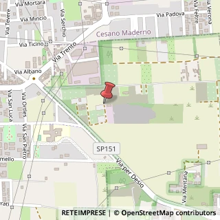 Mappa Via per Cesano Maderno, sn, 20831 Desio, Monza e Brianza (Lombardia)