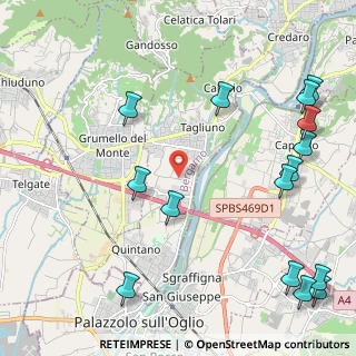 Mappa 24060 Castelli Calepio BG, Italia (2.95267)