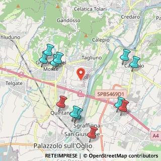 Mappa 24060 Castelli Calepio BG, Italia (2.32167)