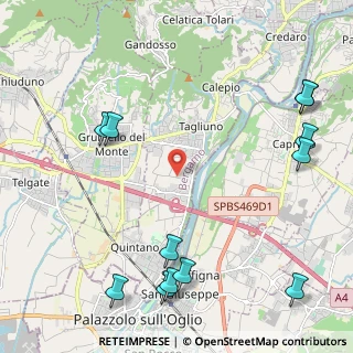 Mappa 24060 Castelli Calepio BG, Italia (2.96917)