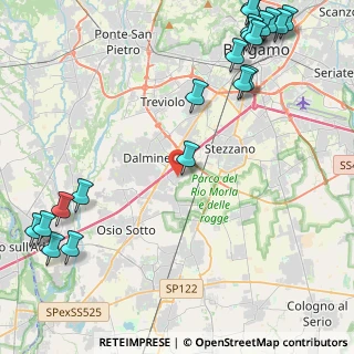 Mappa Via Divisione Acqui, 24044 Dalmine BG, Italia (6.4005)