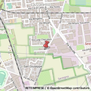 Mappa Via Umberto Giordano, 4, 20831 Seregno MB, Italia, 20831 Seregno, Monza e Brianza (Lombardia)