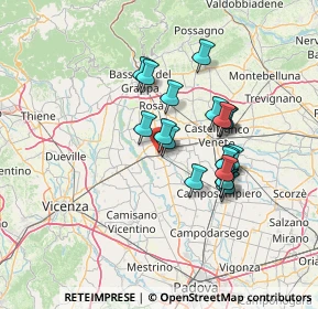 Mappa Via C. Battisti, 35013 Cittadella PD, Italia (11.13737)