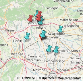 Mappa Via C. Battisti, 35013 Cittadella PD, Italia (10.37462)