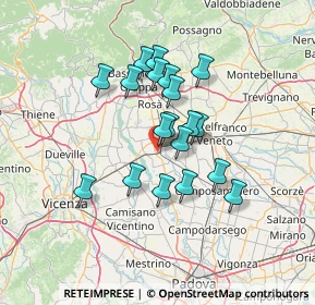 Mappa Via C. Battisti, 35013 Cittadella PD, Italia (10.80684)