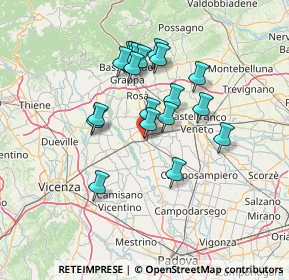 Mappa Via C. Battisti, 35013 Cittadella PD, Italia (11.64105)