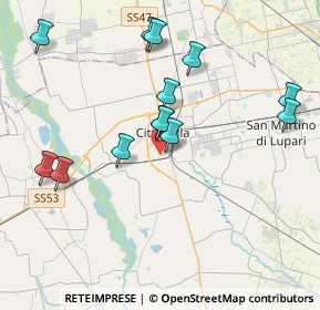 Mappa Via C. Battisti, 35013 Cittadella PD, Italia (3.91923)
