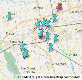 Mappa Via C. Battisti, 35013 Cittadella PD, Italia (1.70538)