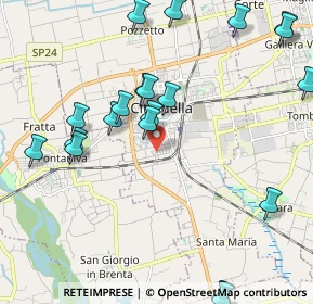 Mappa Via C. Battisti, 35013 Cittadella PD, Italia (2.455)