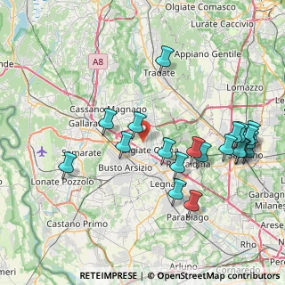 Mappa Via I Maggio, 21057 Olgiate Olona VA, Italia (8.7705)