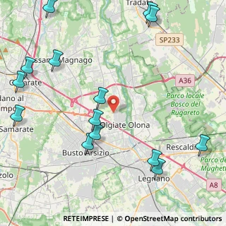 Mappa Via I Maggio, 21057 Olgiate Olona VA, Italia (5.66643)