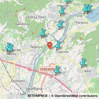 Mappa Via le Case, 25031 Capriolo BS, Italia (2.93545)