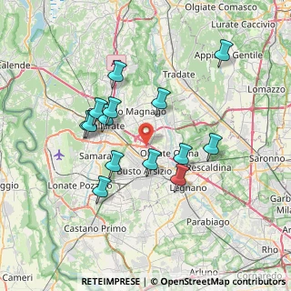 Mappa Via S. Cristoforo, 21057 Olgiate Olona VA, Italia (6.60857)
