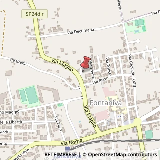 Mappa Via Maglio, 52, 35014 Fontaniva PD, Italia, 35014 Fontaniva, Padova (Veneto)