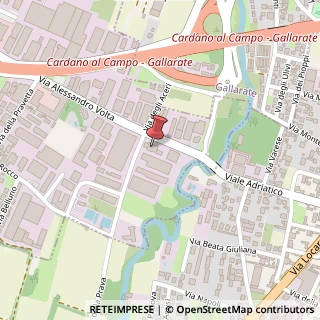 Mappa Via della Prava, 3, 21010 Cardano al Campo, Varese (Lombardia)