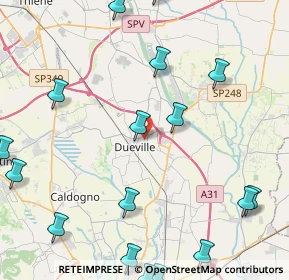 Mappa Via Gioacchino Rossini, 36031 Dueville VI, Italia (6.241)