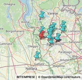 Mappa Via Natale Palli, 21019 Somma lombardo VA, Italia (9.844)