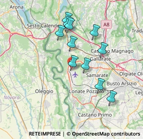 Mappa Via Natale Palli, 21019 Somma lombardo VA, Italia (6.55091)