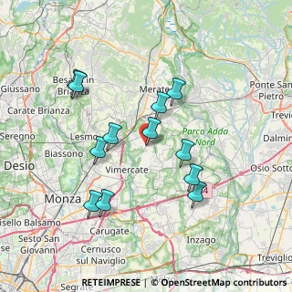 Mappa Via del Commercio, 20882 Bernareggio MB, Italia (6.86417)