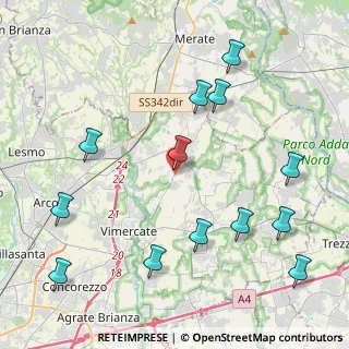 Mappa Via del Commercio, 20882 Bernareggio MB, Italia (4.98538)
