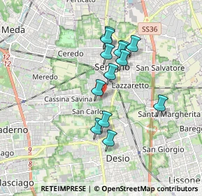 Mappa Via Platone, 20831 Seregno MB, Italia (1.47231)